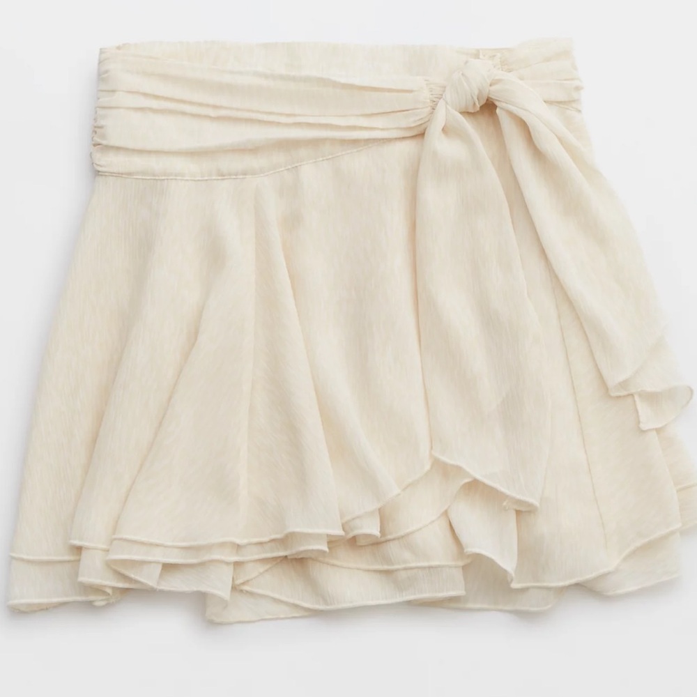 NWT Aerie Balletcore Chiffon Wrap Mini Skirt Size XL